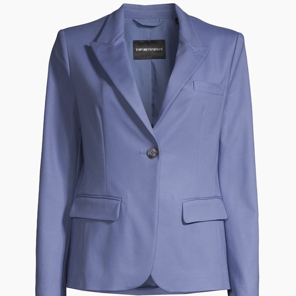 Emporio Armani
Cotton One-Button Blazer